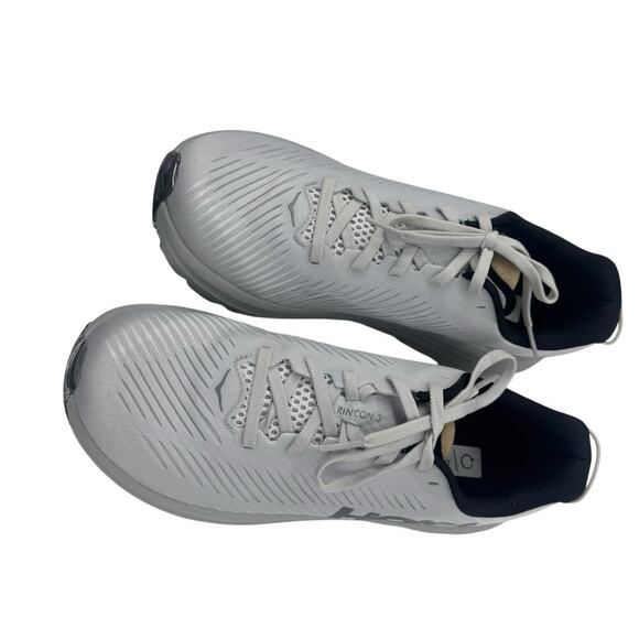 Hoka Men's Rincon 3 Mesh Upper Athletic Sneaker Nimbus Cloud Steel Wool 7.5D NWB - Picture 8 of 13